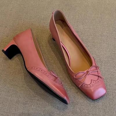 Fashion Square Toe Women Sandals Fashion High Heels Shoes Dress Woman Pumps Designer 2025 Brand Trend Casual Walking Cozy Female Zapatos