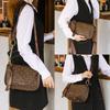 2023 MK F Pillow Women's Crossbody Shoulder Bag with Wide Strap & Tassels
