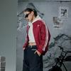 Li Ning Loose Fit Baseball Collar Cotton Jacket Unisex Jackets AJMV295-3