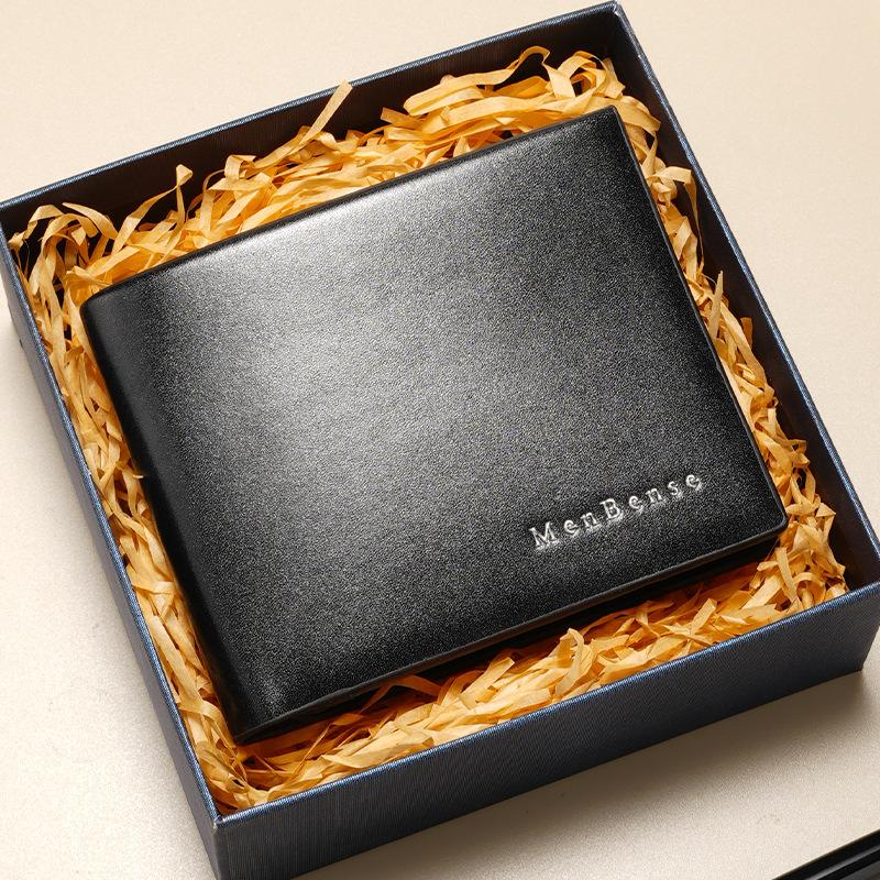 New Men'S Wallet Men'S New Short Wallet Fashion Youth Wallet Large Capacity Multi-Card Wallet