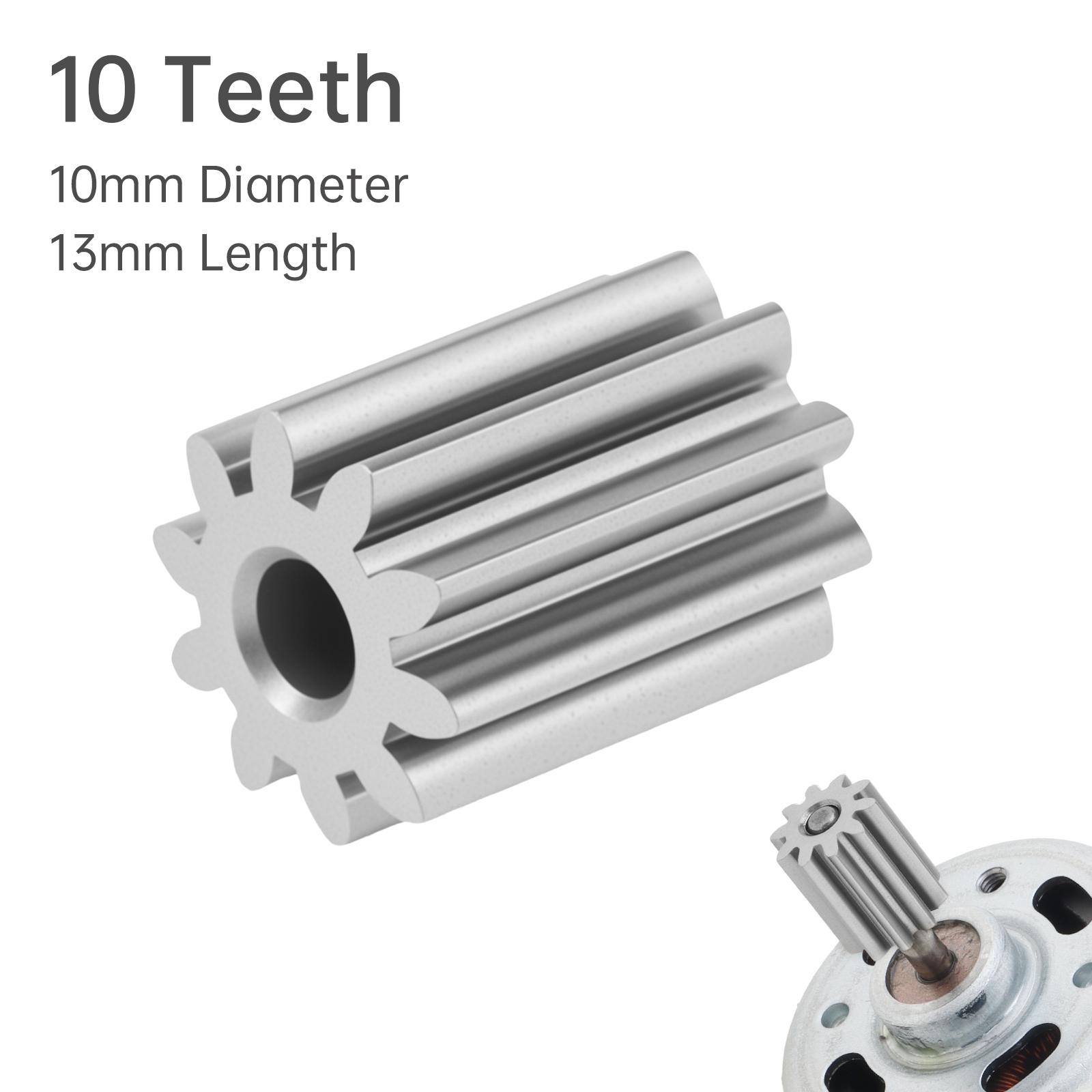 

3.2мм Отвір 10 Зубів Моторна Шестерня 10x13мм RS550 RS555 Двигун постійного струму Заміна Надміцна Дитячі Іграшки для Катання