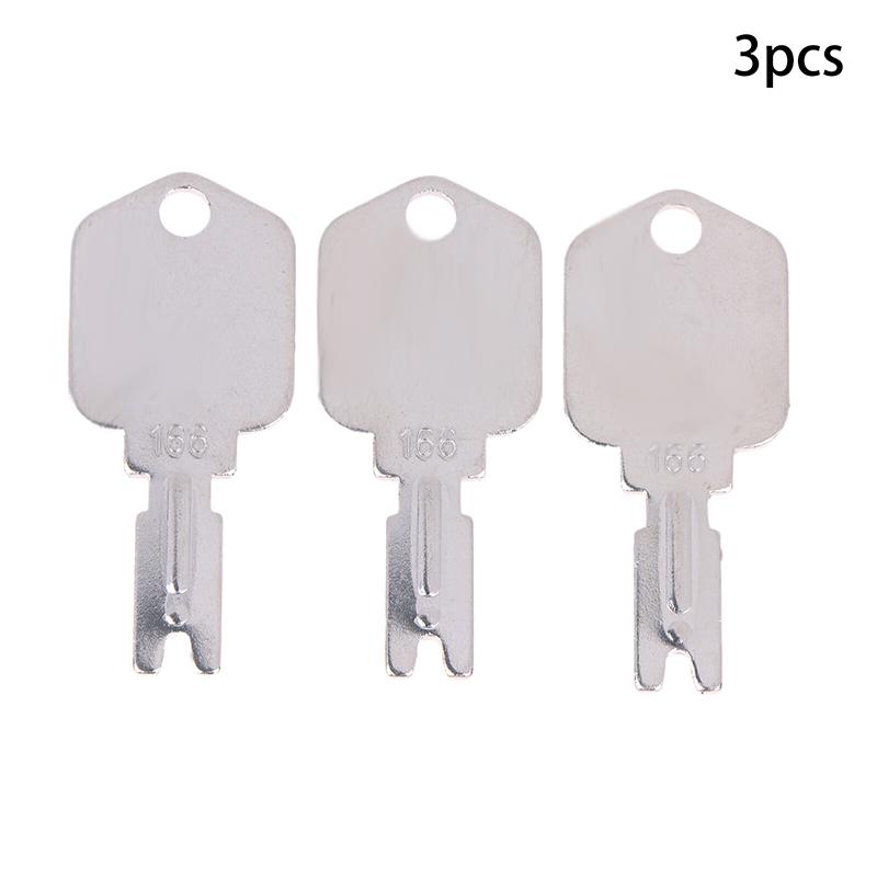 1/3/5Pcs For 166 186304 Forklift Key Heavy Duty Equipment Keys For Excavator Dozer Loader Backhoe Starter A214062 5133504