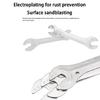 Mountain Bicycles Hub Cone Adjuster Wrench Carbon Steel Bike Open End Hub Wrench Replacement Cycling Repair Tool