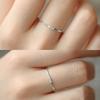 Minimalist Small CZ Finger Rings for Women Metal Silver Color/Gold Color Fashion Versatile Girls Rings Everyday Jewelry