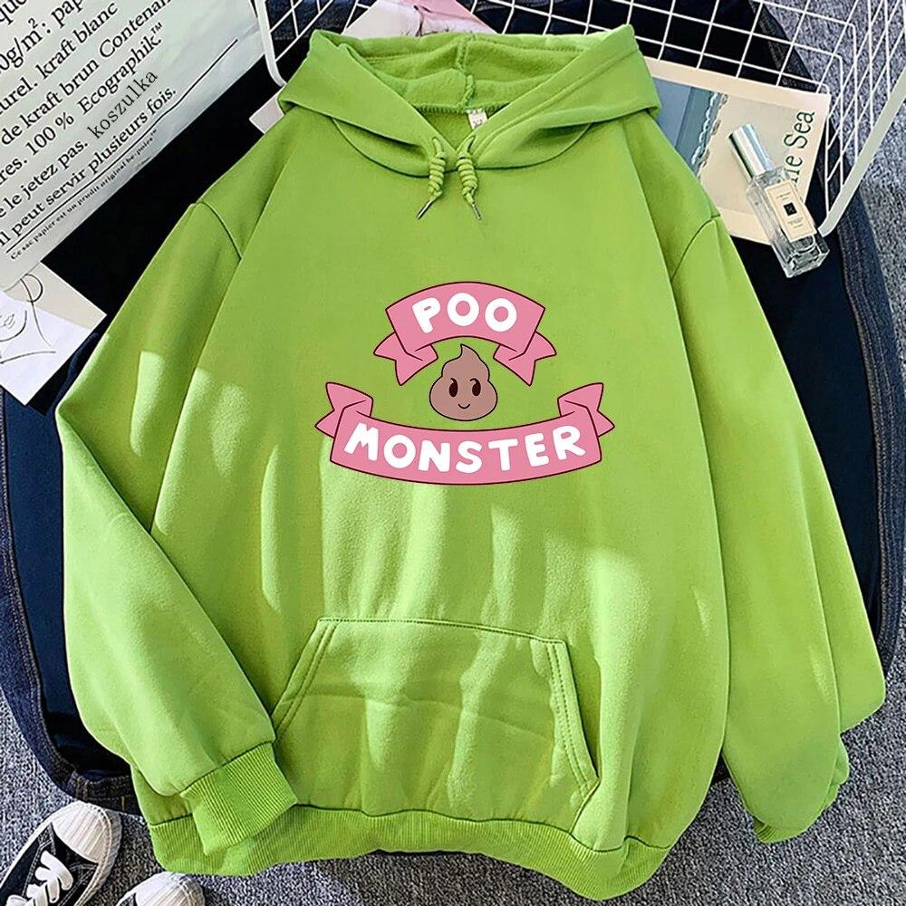 Anime Bee und Puppycat Poo Monster Hoodie Kawaii Winter Frauen Hoodies Frühling/Herbst Unisex Sweatshirt Vintage Harajuku Sudaderas Unisex