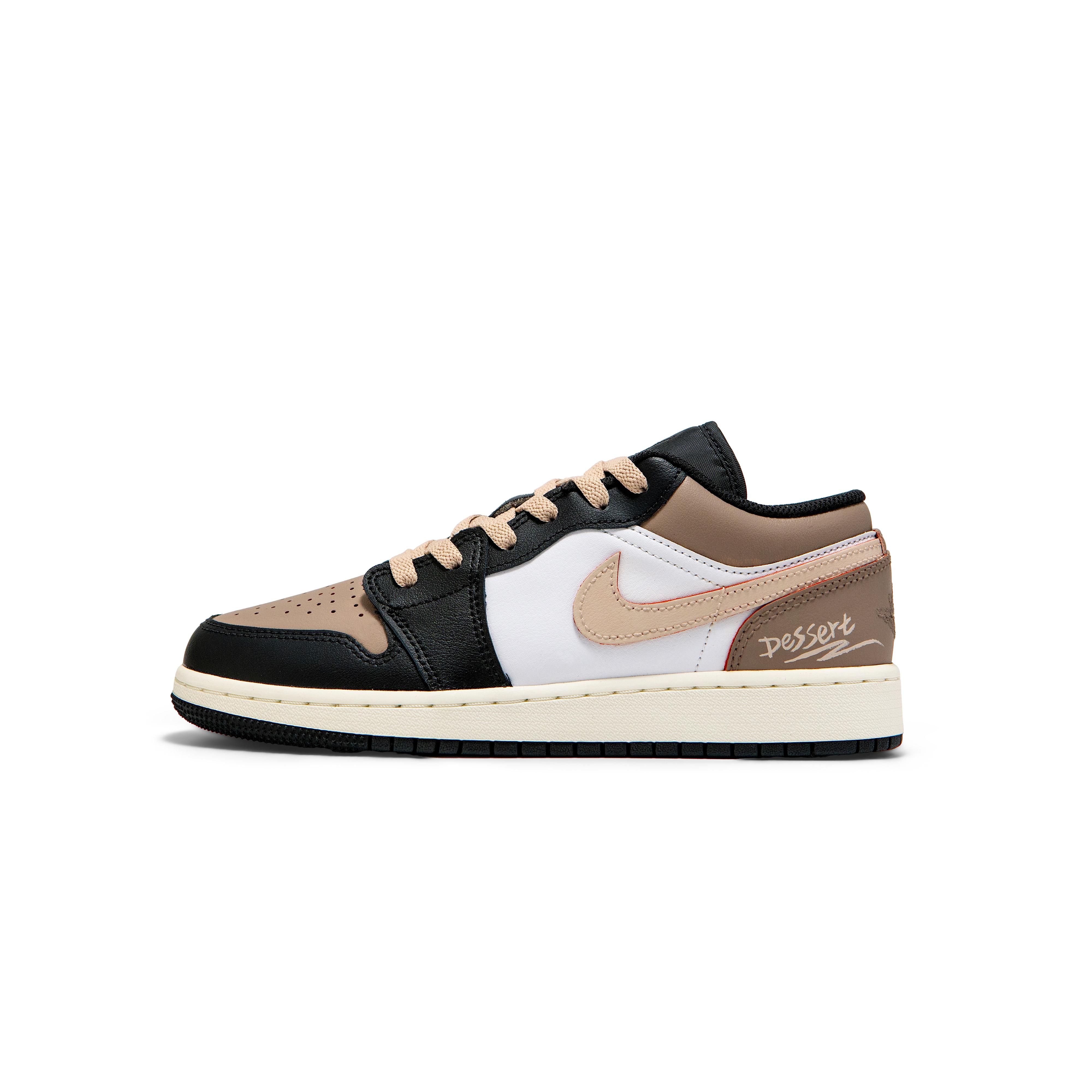 

Jordan Air Jordan 1 Leather Slip Resistant Abrasion Resistant Low top Vintage Basketball Shoes Women s Black Coffee 553560-081(Team1517-) 38