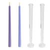 25.5/30cm Long Pole Candle Plastic Mold DIY Peaked Column Candle Making Kit Household Candle Production Supplies Handmade Gift