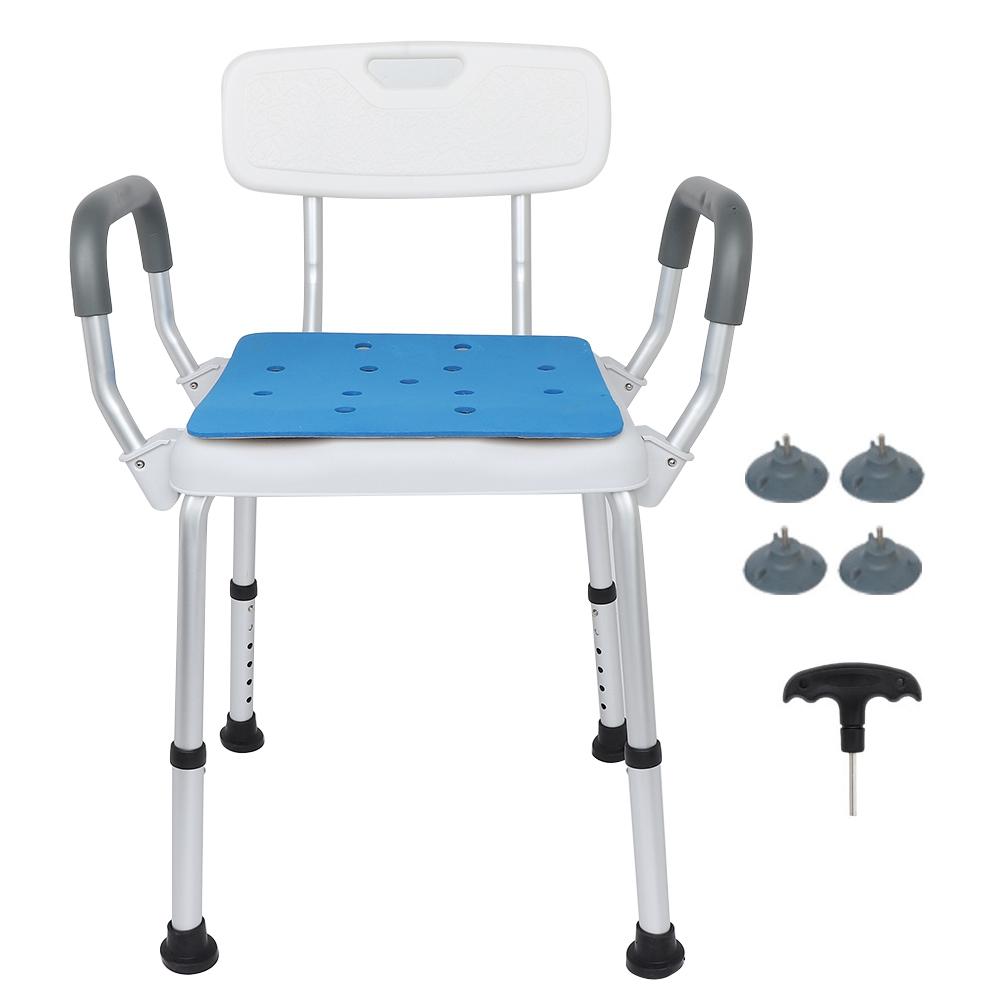 

Регулируемая по высоте безопасная алюминиевая душевая скамья для пожилых и родильниц