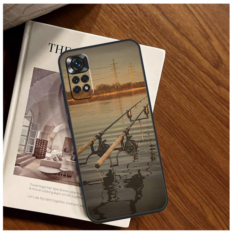 Fishing Tackle Case For Xiaomi Redmi Note 13 14 9 10 11 12 15 Pro Plus Cover For Redmi 15 C 14C 10C 12C 13C