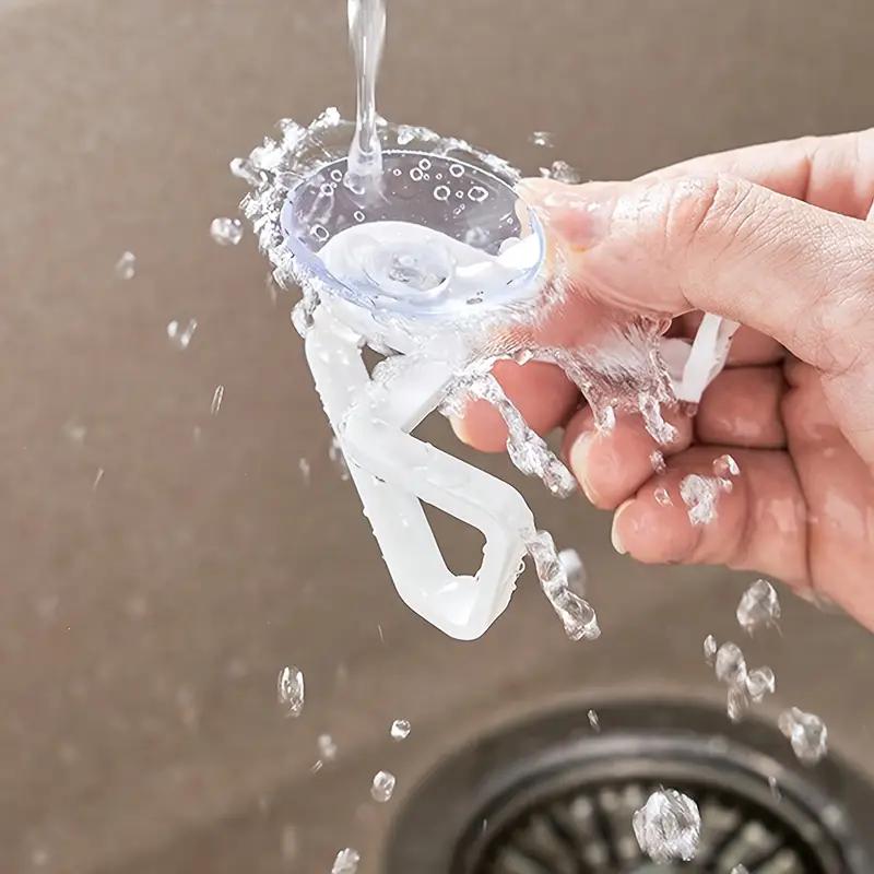 1PCS Kitchen Organizer Sponge Holder Soap Drying Rack Self Adhesive Sink Drain Racks Stainless Steel Sink Wall Storage Hooks