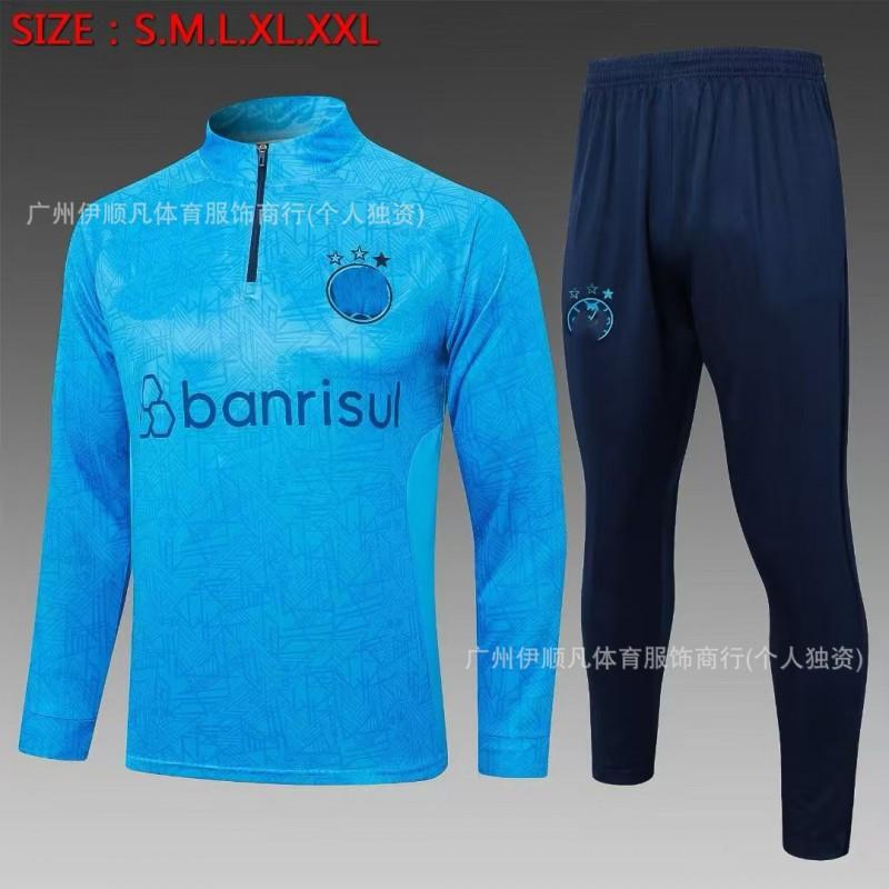 Heren Dames Voetbal Trainingsshirt Halve Rits Opwarmshirt Napoli PSG AC Milan Brazilië Manchester United Fans