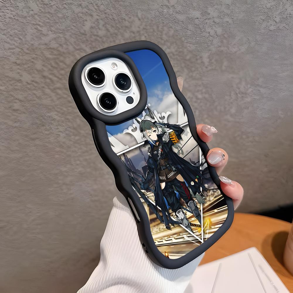 

Arknights Grani Чехол для мобильного телефона из ТПУ с волнистым краем для iPhone 17 16 15 14 13 12 11 Air Pro Max Plus Цветная обложка iPhone 11