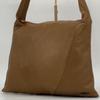 BOTTEGA VENETA Vintage Semi Shoulder Bag Single Strap Nappa Leather Brown Camel A4 Size Compatible