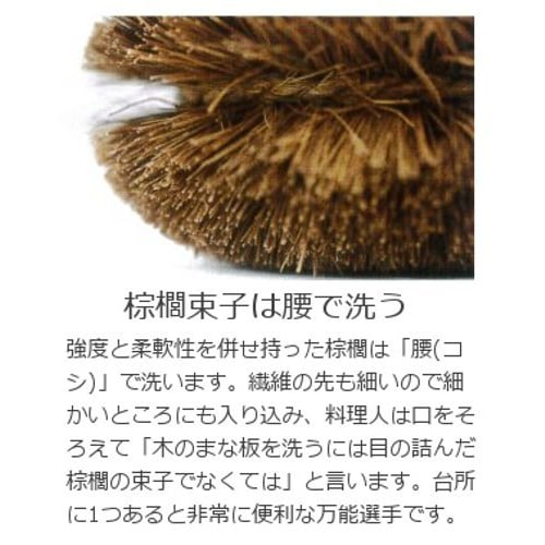 Kamenoko Tawashi Nishio Shoten Palm Scrubber, No.1