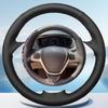 For Ford Fiesta Ecosport B-MAX Ka Ka+ Tourneo NonSlip Wear Resistant Leather Car Steering Wheel Cover Hand Sewn Car Accessorie