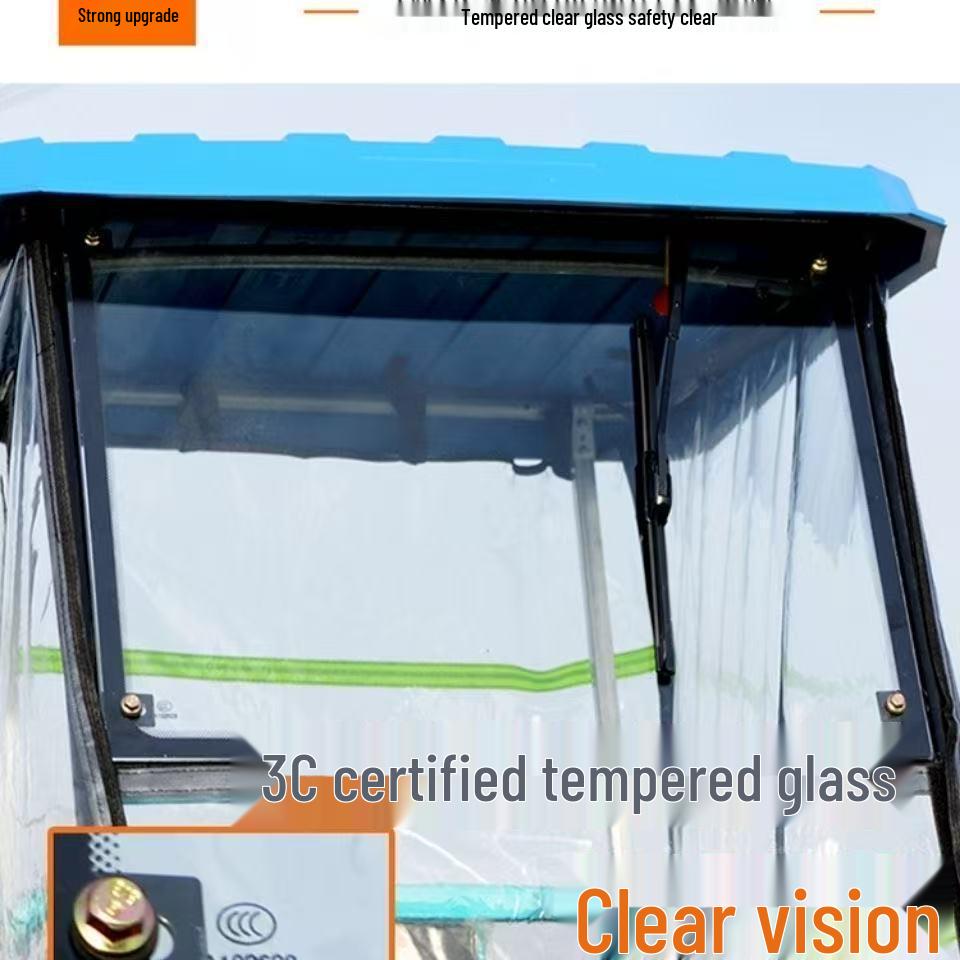 Fully Enclosed Rainproof Canopy for Electric Tricycle & Scooter