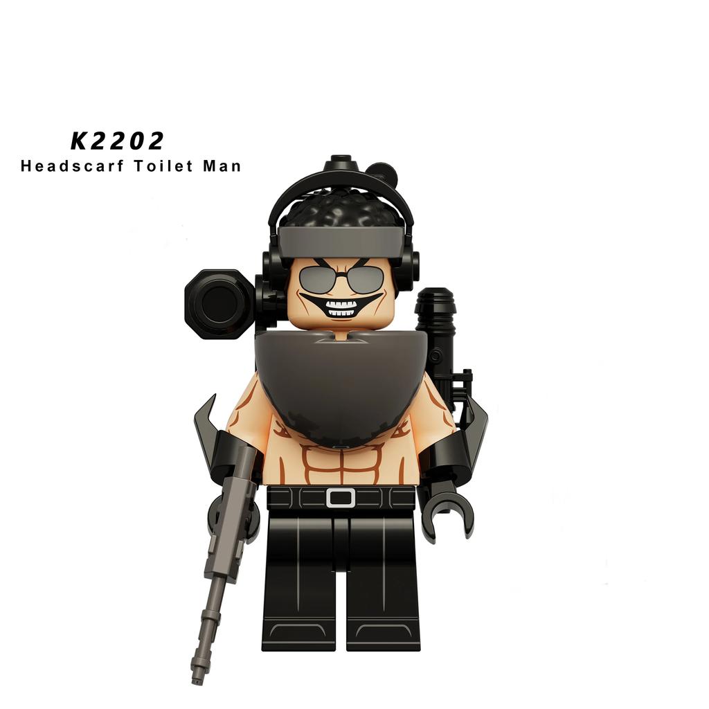 Skibidi Toilet Man Anime Cartoon Bricks Dolls Cameraman Speakerman TV Man Mini Action Bricks Toy Figures Building Blocks