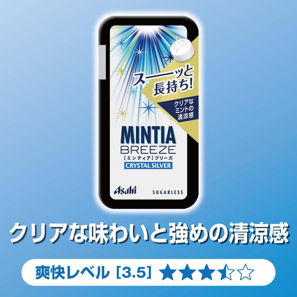 Asahi Group Foods Mintia Breeze Crystal Silver 30 Grains X 8 Pieces