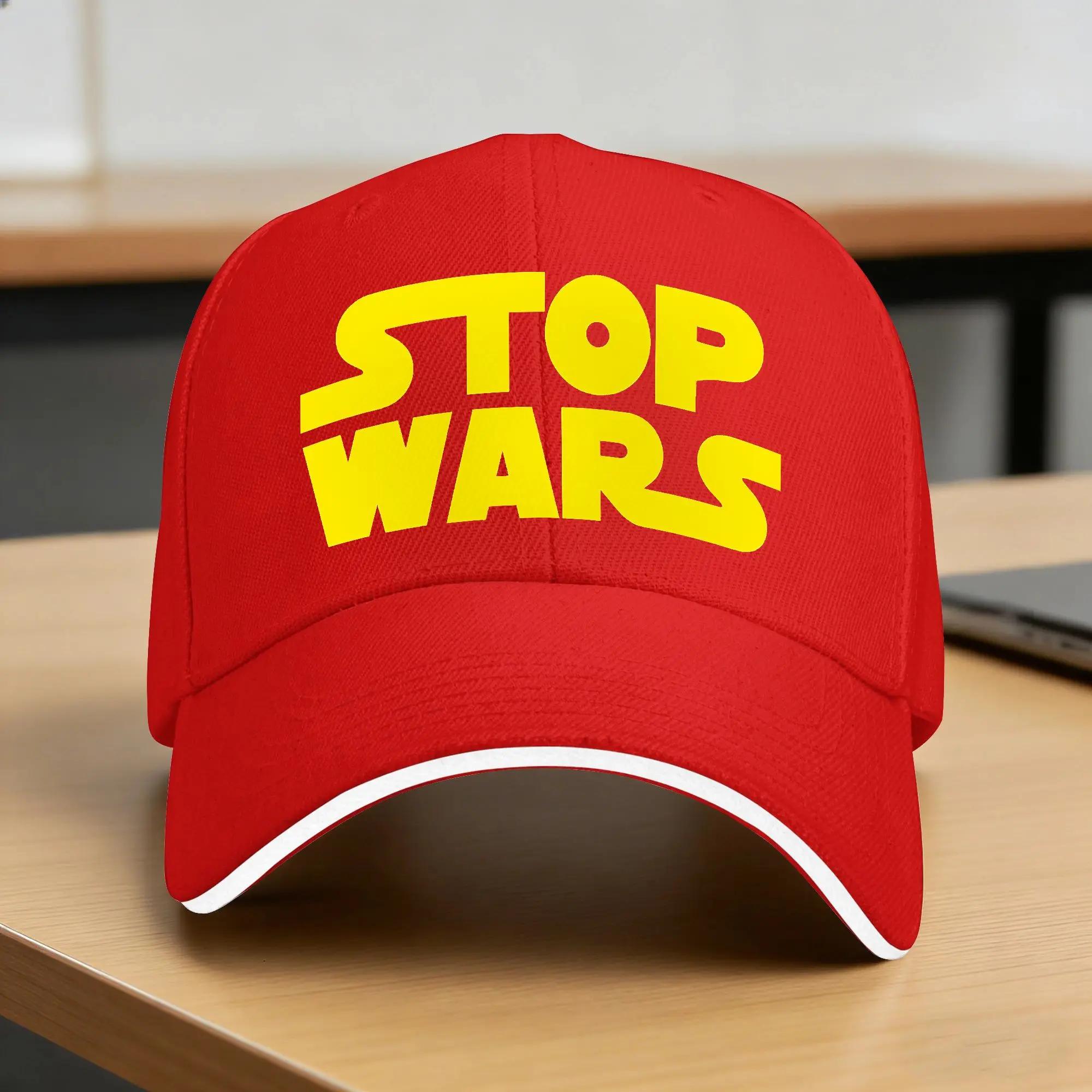 Stop Wars Baseball Cap Fashion Trucker Hat Summer Unisex Adult Outdoor Sports Baseball Caps One Size