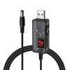 5V To 12V Step Up Converter Cable Overcurrent Safeguards USB to DC5.5mm Converter Cord For Reliable Electronics Charging