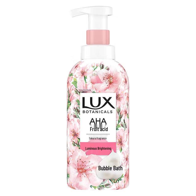 LUX Plant Essential Oil Cherry Blossom Bubble Shower Gel