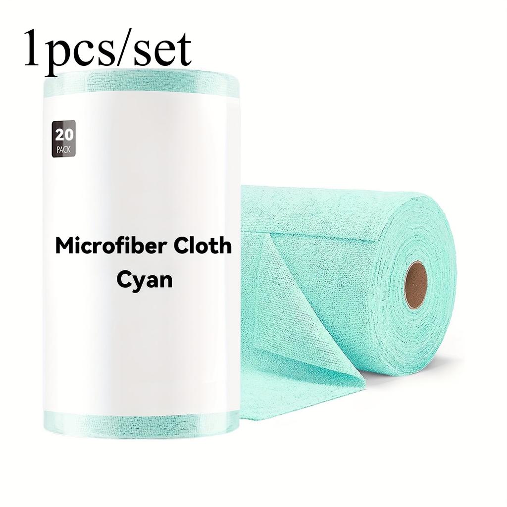 1pcs Heavy Duty Microfiber Cleaning Cloths for Kitchen Non Stick Oil Resistant Dish Drying Towels Tear Off Lazy Home Use