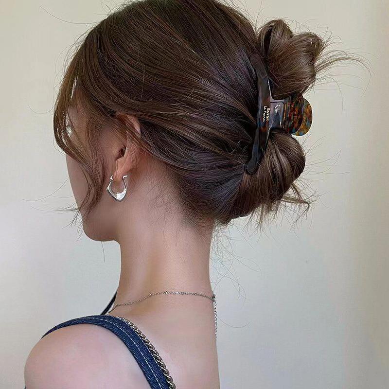 Clamă de păr elegantă din acetat de înaltă calitate pentru femei, temperament vintage, decor pentru păr, clips de păr, accesorii de păr