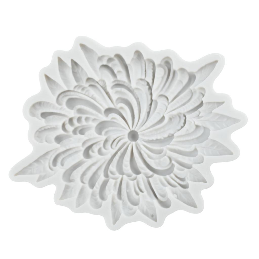 Chrysanthemum Silicone Mold Daisy Flower Fondant Molds Cake Decorating Tools Cupcake Topper Candy Sugar Craft Gum Paste Polymer Clay