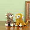 New Cute Plush Monkey Doll Toy Monkey Doll Keychain Pendant Bag Car Key Charm Stuffed Animal Doll Toys Children'S Birthday Gift