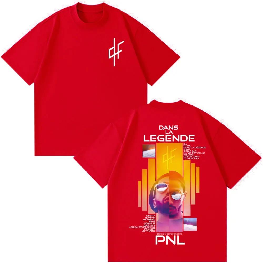 Französischer Rapper PNL Le Monde Chico Album Grafik T-Shirt Unisex Hip Hop Locker Hohe Qualität Lässig Damen und Unisex T-Shirt