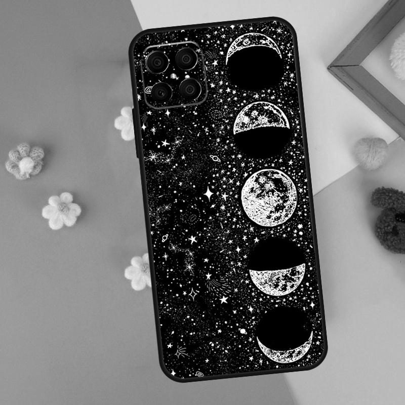 

Чехол с Луной, Звездами, Космосом для Honor 200 Pro 50 70 90 X9a X8a X8 X9 X8b X9c X9b Honor Magic 7 5 6 Lite Pro Honor 50 Lite