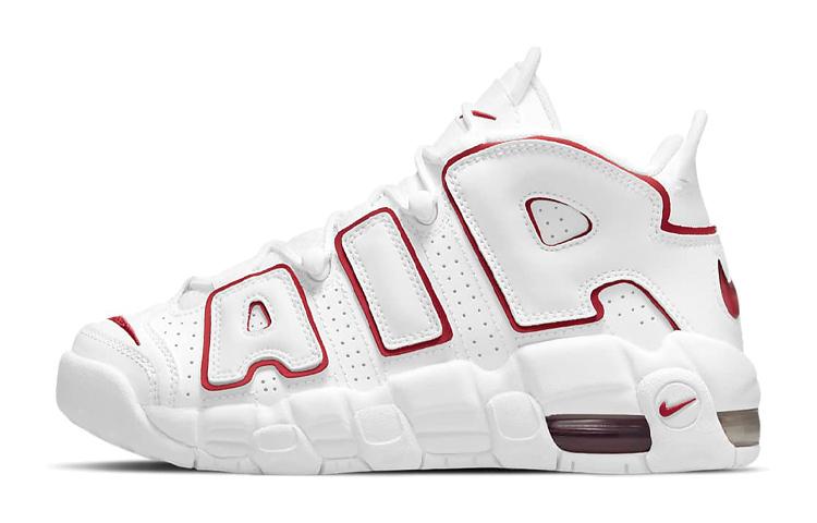 Nike Air More Uptempo  White Varsity Red Outline  2018/2021 GS DJ5988-100 39