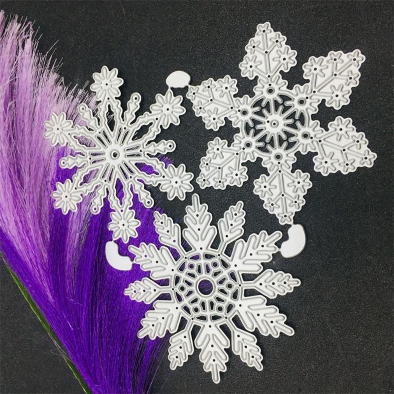 Snowflake Embossing Cutting Dies Embossing Die Cuts for Birthday Card Party Invitation Making DIY Scrapbooking Craft