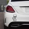LYKX Car Sticker UFO Cartoon Alien Peace Sign Interesting Car Decorative Vinyl Decal Automobiles Exterior Accessories