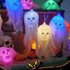 Halloween Skull String Lights Multicolor Skull Shaped LED Lights Waterproof Decorative String Lights for Festivals Anniversary Makeup Parties