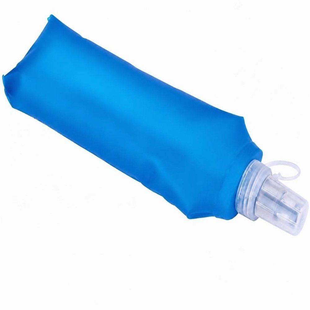 2 Pack TPU Hydration Bladder Bag 500ml Drink Containers Collapsible Soft Water Bottles Hiking