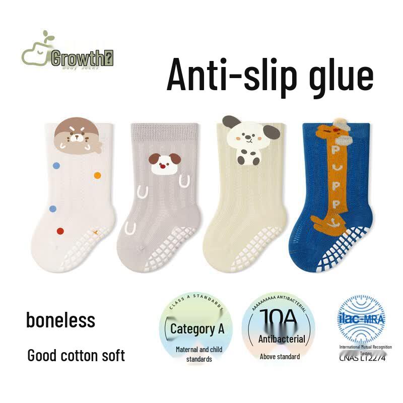 Baby Summer Thin Mesh Anti-slip Floor Socks L