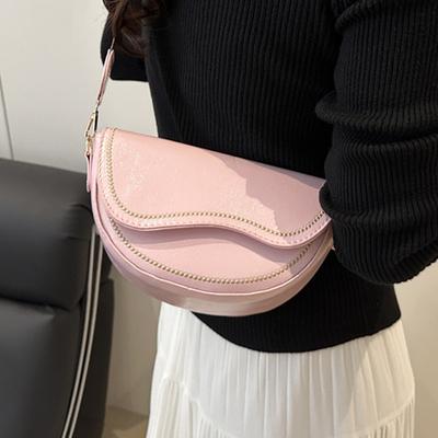 Shoulder Bag Women's 2025 New Retro American Versatile Niche Ins Design Sense Oblique Span Bag Women