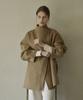 A-Ma Sierra Stitch Handmade Half Wool Coat_3 Colors