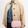 COACH Jamie Leather Camera Bag, Shoulder Bag Small Womens Pink