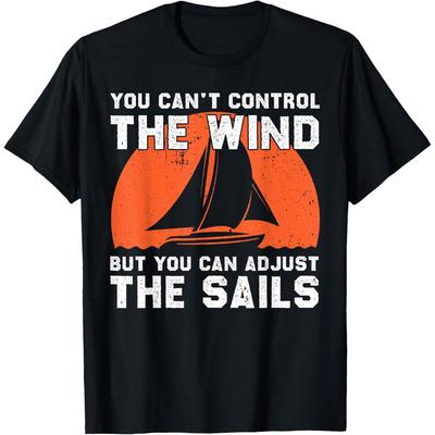 Funny Sailing Art For Men Sailor Sail Boat Lovers T-Shirt