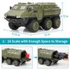 Six Wheel Army Truck 1/16 Remote Control Armored Vehicle Full Scale Six Drive Remote Control Stunt