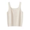 Women's 100% Pure Cashmere Round Neck Knit Camisole Vest
