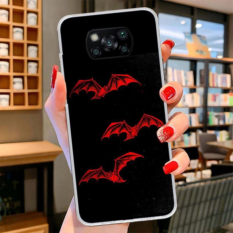 Gothic Vampire Scarlet Art Cover Phone Case For Xiaomi Poco F7 Ultra X7 X6 X5 Pro M7 Redmi 15C 15 13C 13 12C 12 10C 10 9A 9C 9T