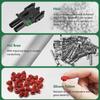 376Pcs Waterproof Car Electrical Wire Connector Terminals Plug Car Seal Socket Male Female Wiring Cable Socket