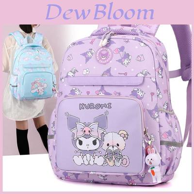 Adorable Cartoon Kuromi Backpack For Elementary School Kids Spacious Lightweight Design