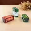 Ornament Durable Tin Christmas Box Vintage Style Rust Proof Tin Container Mini Size Simulation Design Iron Box Christmas