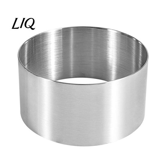 Food Presentation Ring Stainless Steel Circle Cake Mold, 1.97" Deep Round Biscuit Pastry Ring, Nonstick Scone Mold Easy To Demold Baking Tool