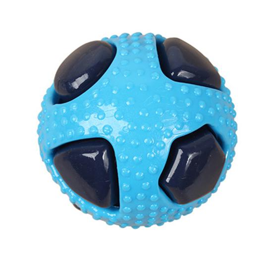 

Squeaky Dog Ball Dog Chew Toy Teeth Cleaning Toy Interactive Dog Fetch Ball for Aggressive Chewers Outdoor Training