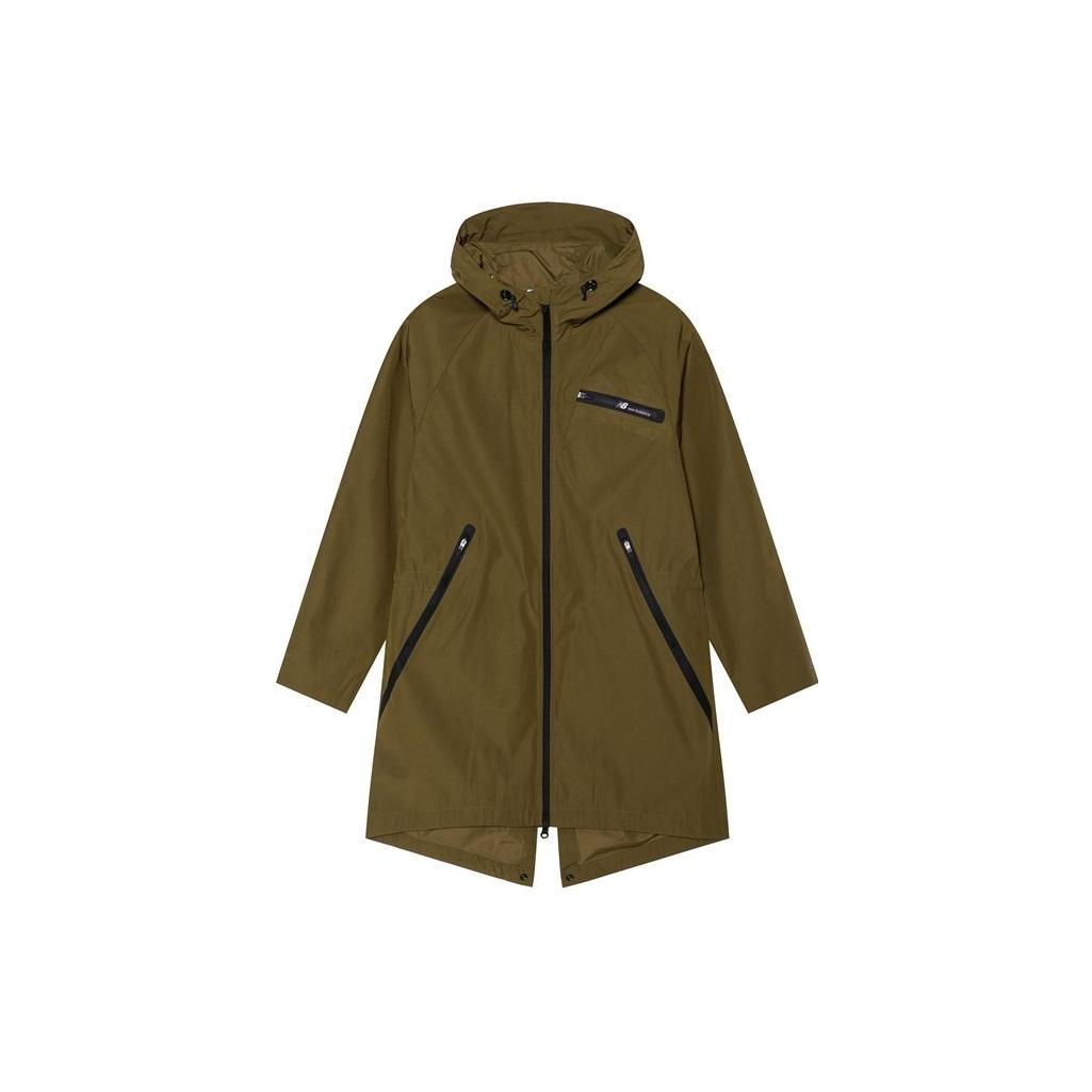 New Balance Outwear Long Jacket Asia Sizing Olive Green Unisex NA81R031-KH L